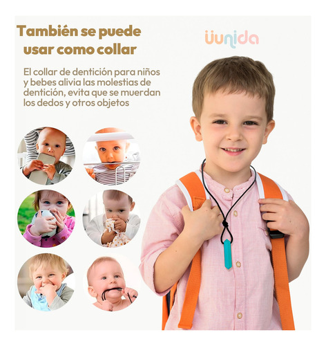 Uunida Bebê Silicone Mastigável Sensorial Mordedor -