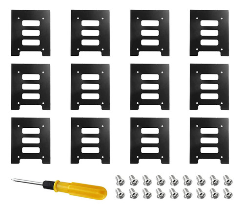 Suiwotin 12 Piezas Ssd Soporte 2.5 A 3.5 Adaptador, Ssd Hdd 