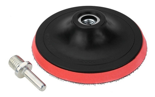 Adaptador Plato Amoladora Y Taladro Disco Goma 125mm Velcro