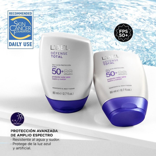 Défense Total Lbel Protector Solar Rostro Cuerpo Fps50 Colag