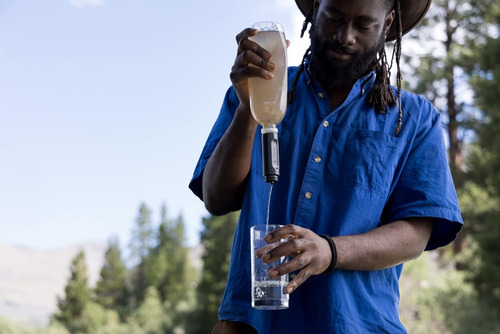 Filtro De Agua Lifestraw Peak Series 1l Dark Mountain Grey