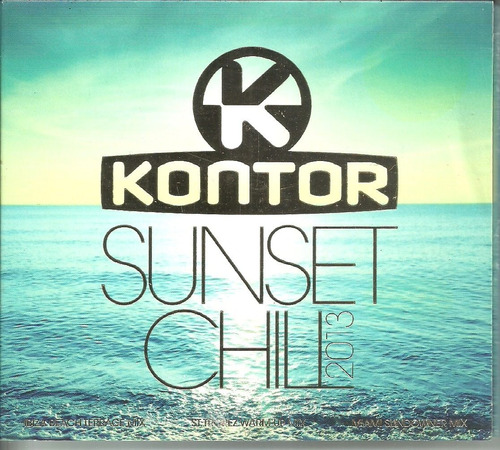 Kontor Sunset Chill 2013 - 3 Cd's - Novo