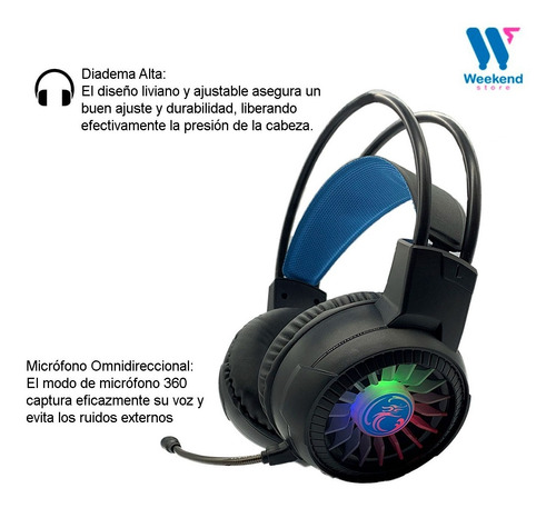 Imagen 2 de 5 de Audifono Usb Pc Notebook Con Microfono Teletrabajo