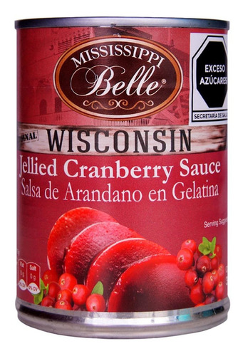 Jellied Cranberry Sauce Jalea Gelatina De Arándano 397g