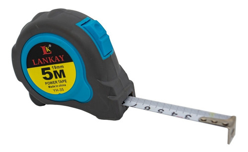 Cinta Métrica 5m Freno Seguridad Clip Metálico 19mm Fleje An
