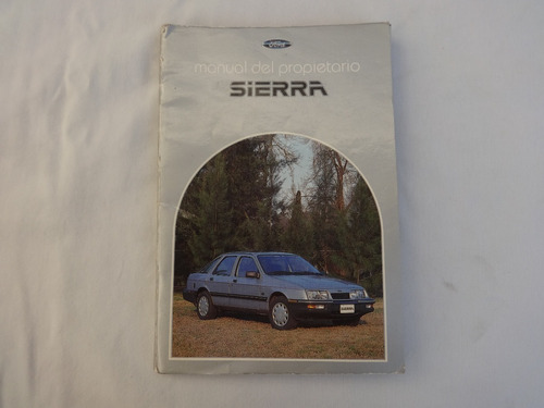 Manual Instrucciones Ford Sierra 1988 Xr4 Guantera Catalogo