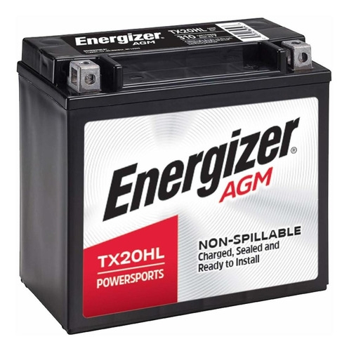 Energizer Tx20hl Agm Bateria Para Motocicleta Atv 12 5