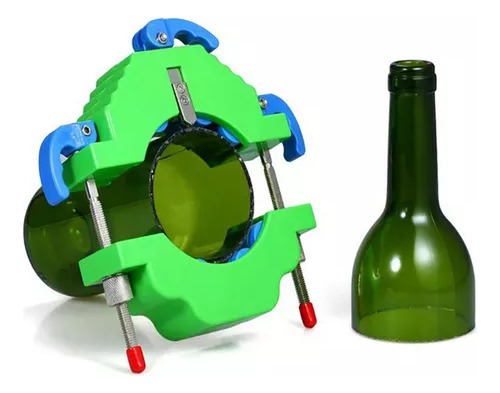 Cortador De Botellas De Vidrio Para Vino Y Cerveza - Verde D