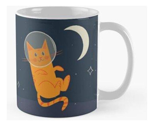 Taza Gato De Espacio Flotante Calidad Premium