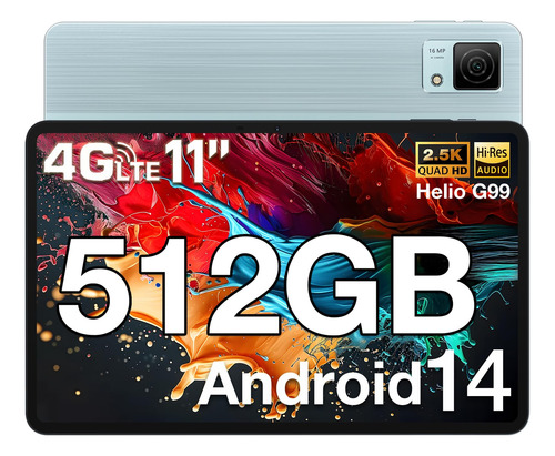 Tablet Doogee T40 Android 14, 20 Gb De Ram, 512 Gb/2 Tb, 11