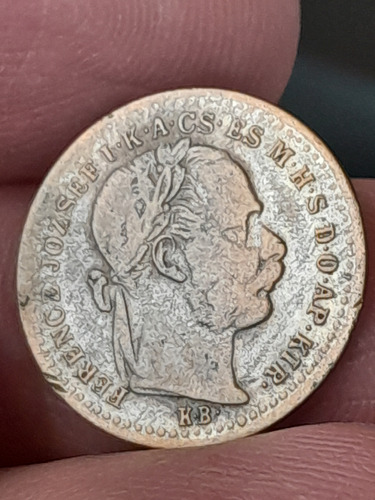 Moneda Hungria  10 Rrakzar 1870 Km#451.1 Ref 654 Libro 4