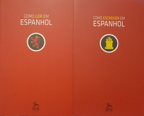 Como Ler Em Espanhol + Como Escrever Em Espanhol - 2 Livros