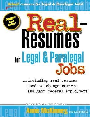Libro Real-resumes For Legal & Paralegal Jobs - Mckinney,...