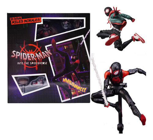 Marvel Spiderman Miles Morales, Movible, Mano A Mano