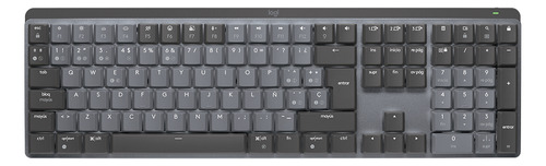 Teclado Logitech Mx Mechanical, Recargable Bt Retroiluminado