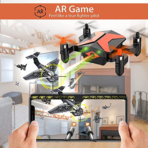 Dron Con Cámara - Fpv Drones Para Niños, Rc Quadcopter Tin