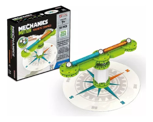 Juego Magnético Mechanics Compass Geomag 35 Pc Niños 7 Años+