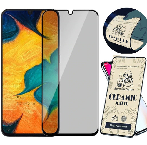 Protector De Cerámica Matte Samsung M30s A40s A50s A40s M21s