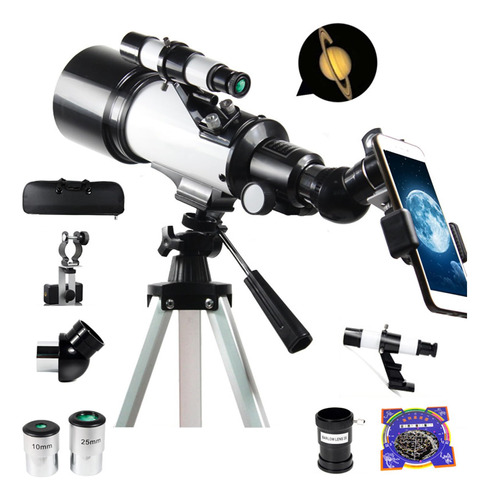 Telescopio Para Ninos Y Adultos, Refractor Astronomico Para