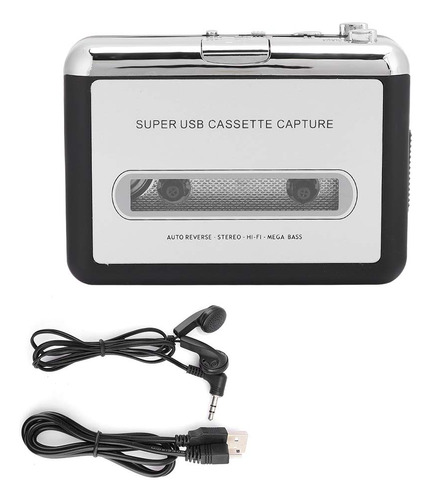 Reproductor Casete Portatil Walkman Convertidor Audio Mp3