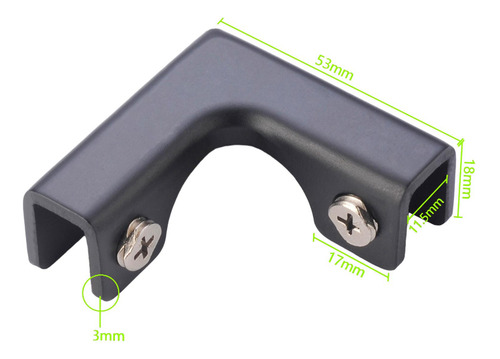 2pcs Glass Connector Clear Glass Fixing Clamp For 8 To 10mm