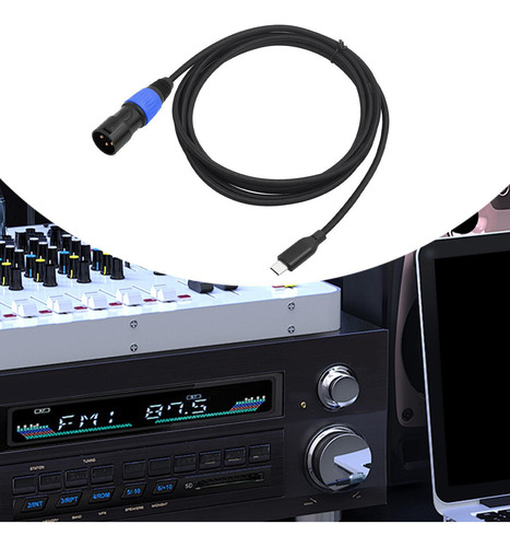Cable Usb C A Xlr Macho, Conector De Audio,, 300cm