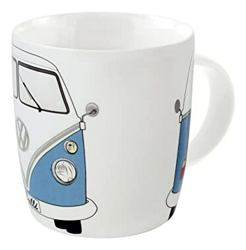 Taza Grande Vw Colección - Diseño T1 Bus (370 Ml/ Azul)