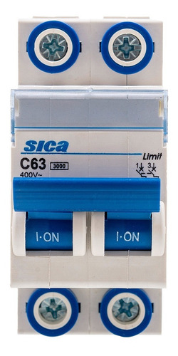 Imagen 6 de 10 de Combo Termica 63a + Disyuntor 25a Bipolar Sica
