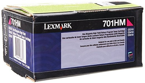 Lexmark 70c1hm0 Magenta Alto Rendimiento Del Programa De Ret