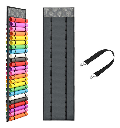 Portarrollos De Vinilo Con 48 Compartimentos, Almacenamiento