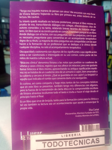 Imagen 2 de 4 de Acompañamiento Terapeutico En La Discapacidad - Balsamo -LG