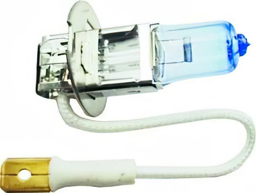 Lampada Farol Milha H3 C/fio 60/55w/12v Xenon Super Branca (