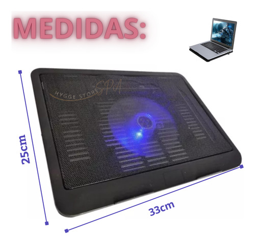 Soporte Base Notebook Cooling Pad Ventilador