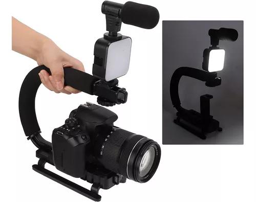 Estabilizador para Cámara y Celular Kit de Grabación Vlogger