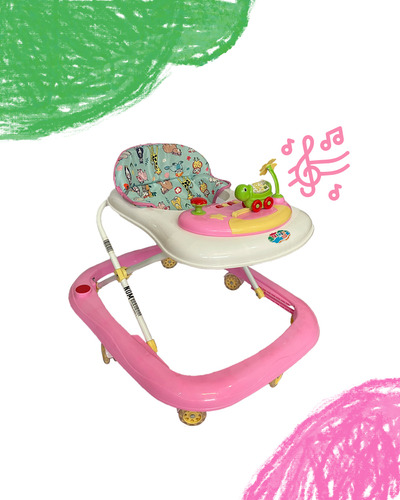 Andadera Turtly Rosa Trendy Kids