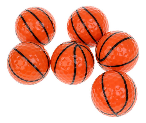 6pcs Pu Para Golf Práctica Equipo De Pelota Golfista