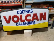Comprar Antiguo Cartel Cocinas Volcan - Completo- Nunca Colgado