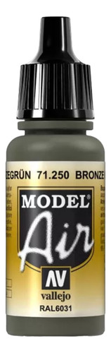 Vallejo Acrilico Model Air Cod.71250 Bronce Green 17ml.