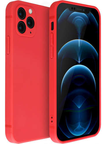 Funda Peafowl Para iPhone 12 Pro Max Red