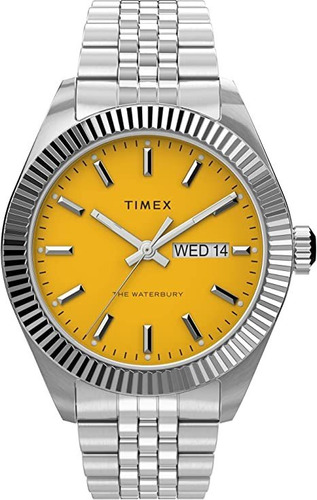 Timex Waterbury Legacy Day-date 1.614 In Tw2v18000vq Reloj