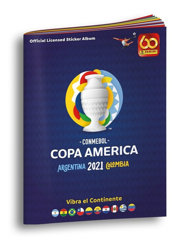 Copa América 2021 - Caja De 50 Sobres + Album De Obsequio