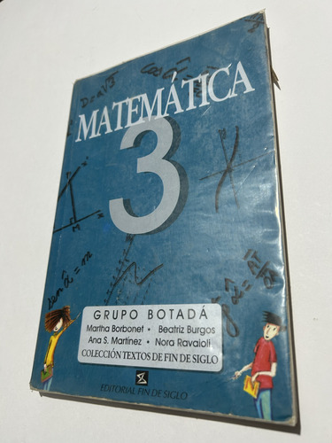 Libro Matemática 3 - Botadá - Excelente Estado - Oferta