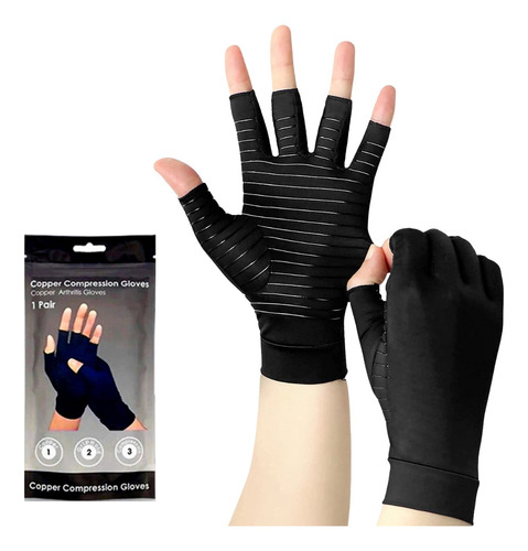 Guantes De Cobre Para Artritis Túnel Carpiano Pack 2 Pares