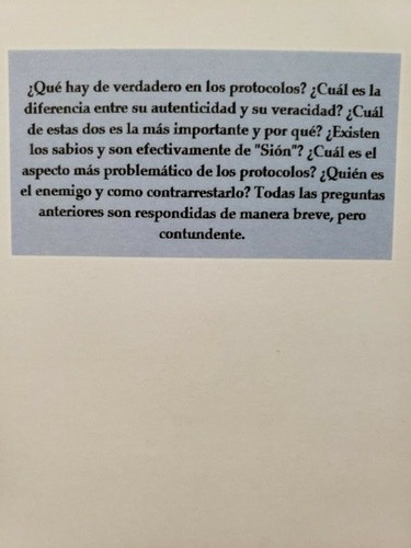 La Autenticidad De Los Protocolos - Julius Evola