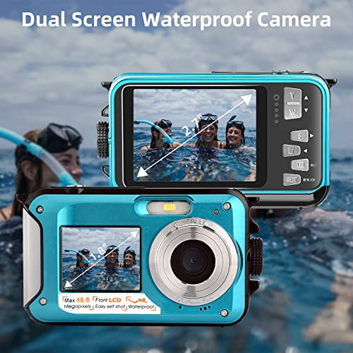 Cámara Digital Impermeable, Cámara Subacuática Para Bucear,
