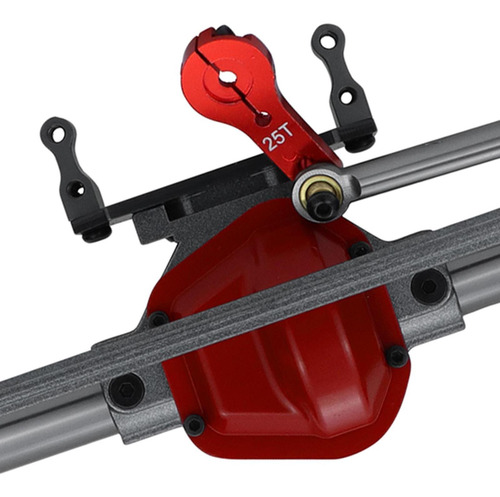 Eje Delantero A Escala 1:10 Con Base Servo Para Axial Scx10
