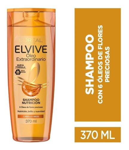 Elvive Shampoo Îleo Extraordinario Nutrición 370 Ml