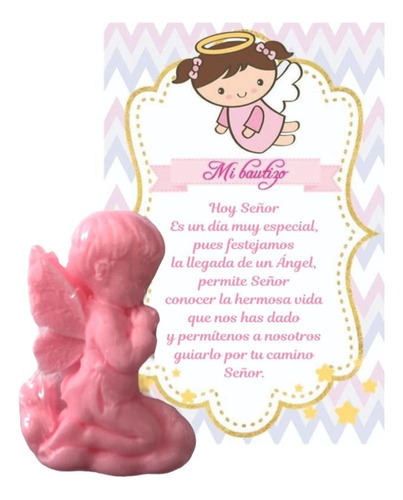 Paquete De Jabones Ángel Rosa 10pz