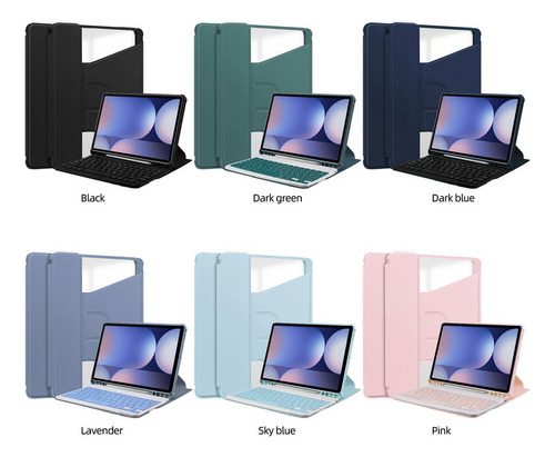 B Funda Tablet Con Teclado Para Galaxy Tab S10 Plus 12,4