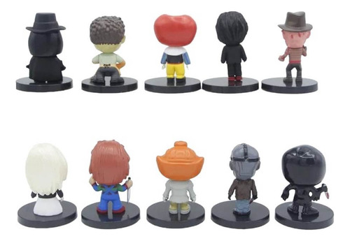10 Figuras De Accion De Series De Peliculas De Terror Pvc
